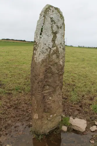 Ogham standing stone at Glenawillin, County Cork